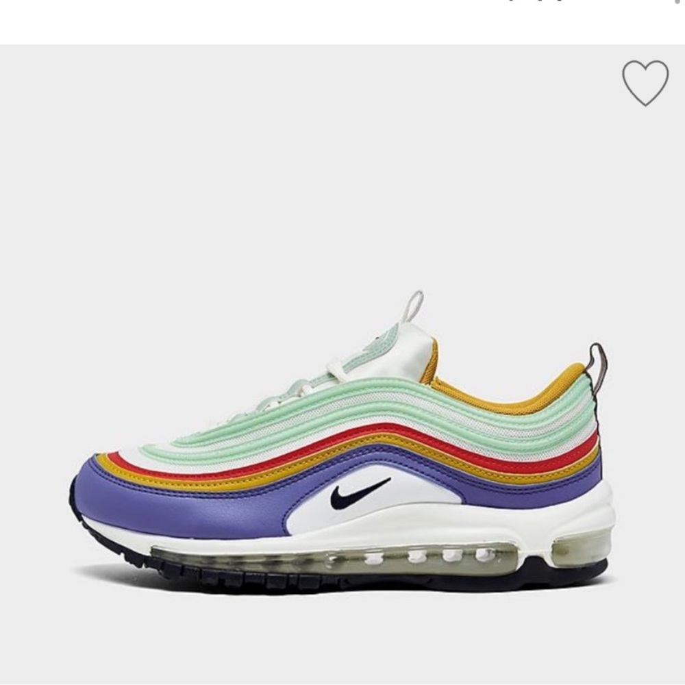 🌹Nike AirMax 97 Sapphire Pistachio • Women’s Multicolor White DH5724-100